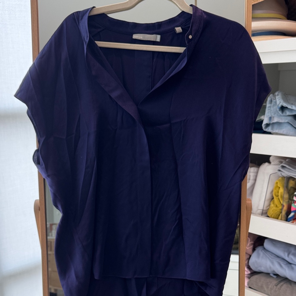Vince Women's Deep Blue Blouse